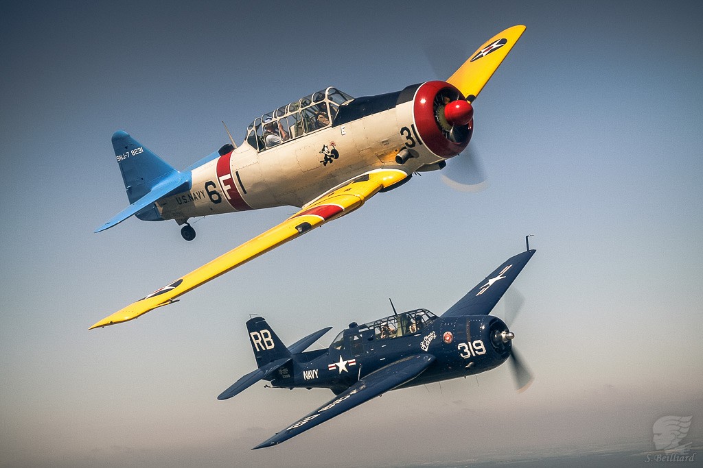 North American T6 & Grumman TBM Avenger