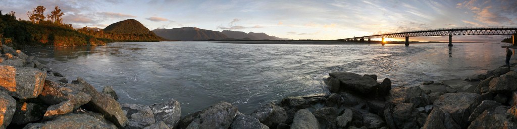 Haast River pano 