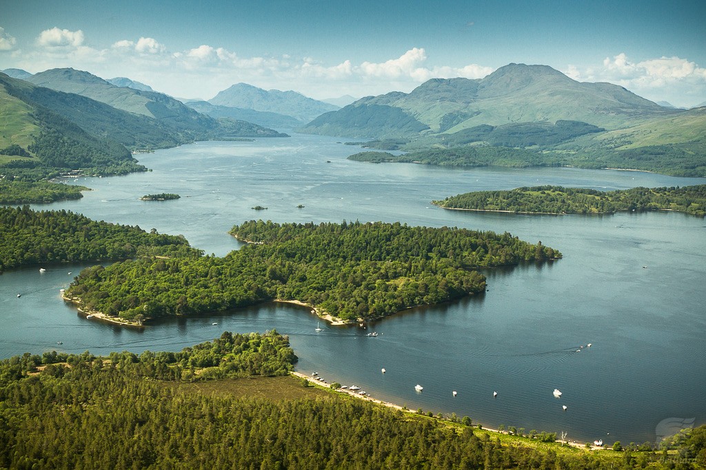 Highlands from Above - Loch Lomond