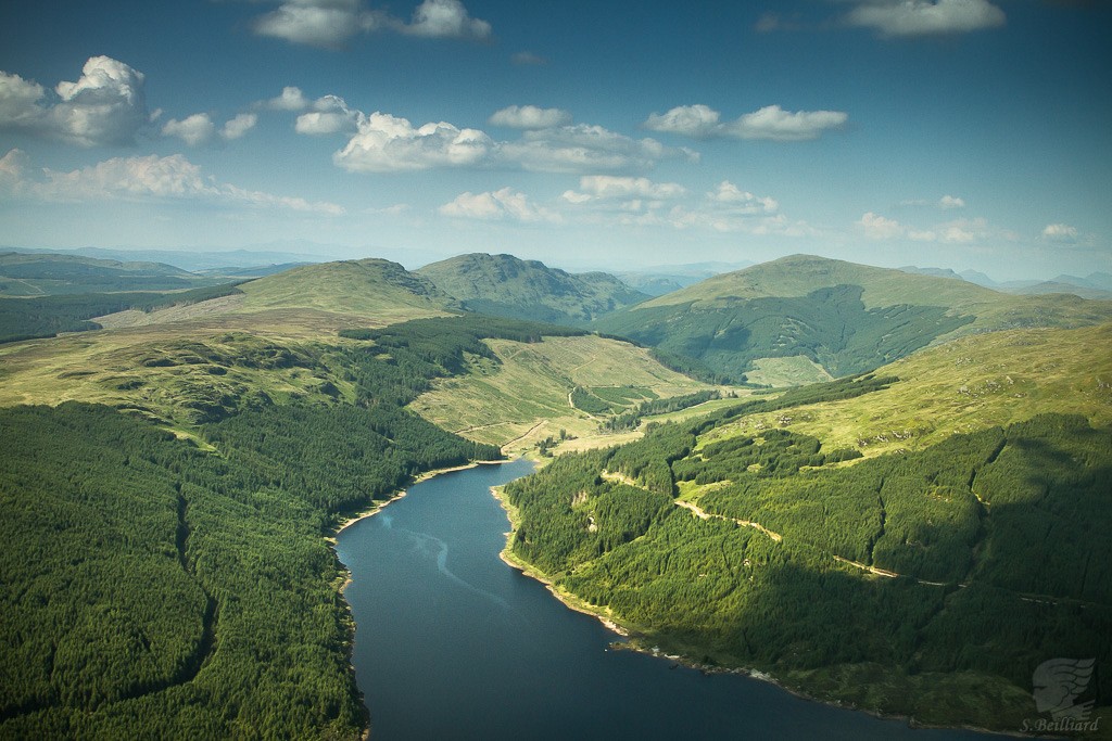 Highlands from Above - Loch